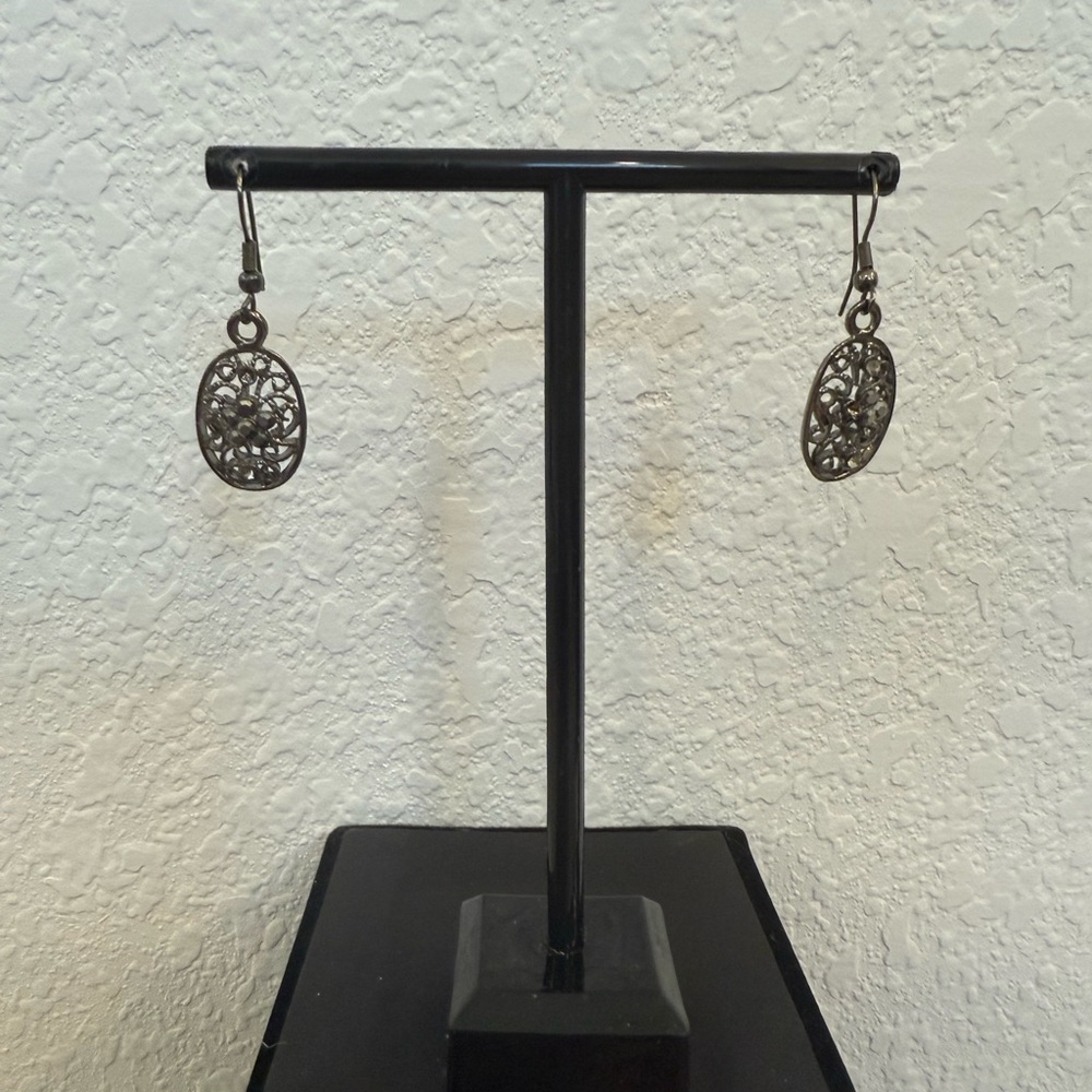 Elegant Silver Dangle Earrings